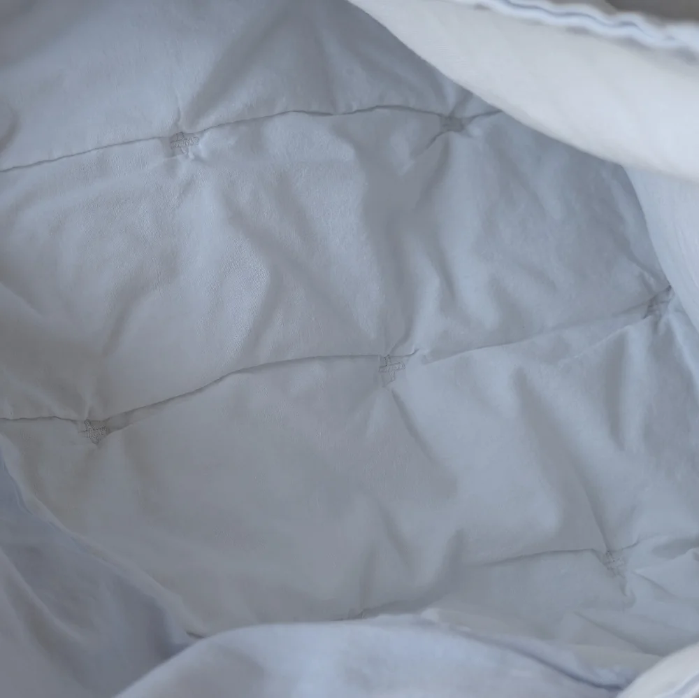 West Elm Light Blue Matelassé Quilted Pillow Covers 20x36 Puckered Cloud King